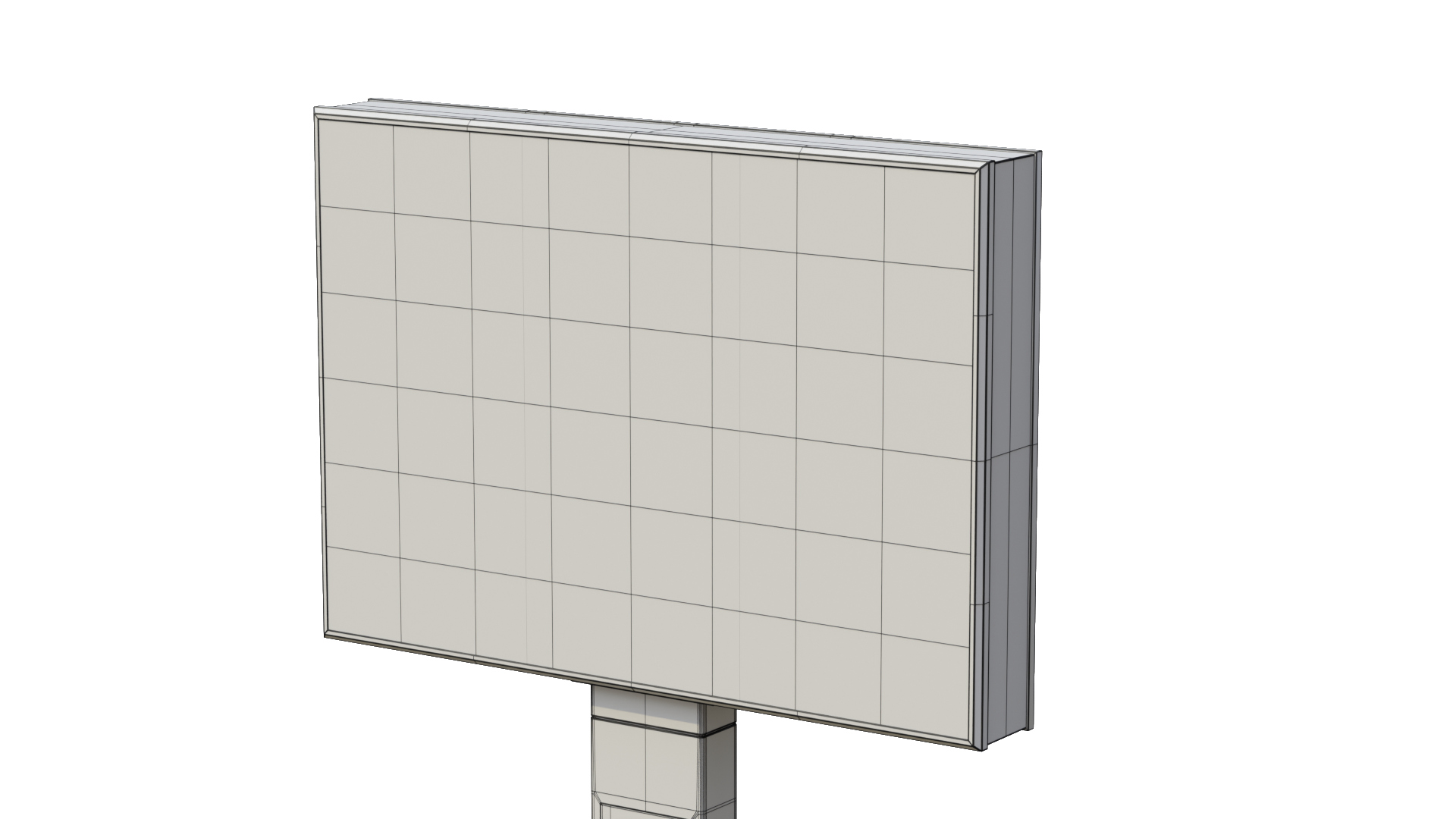 Digital Billboard - Advertising LED Display 3D Model
