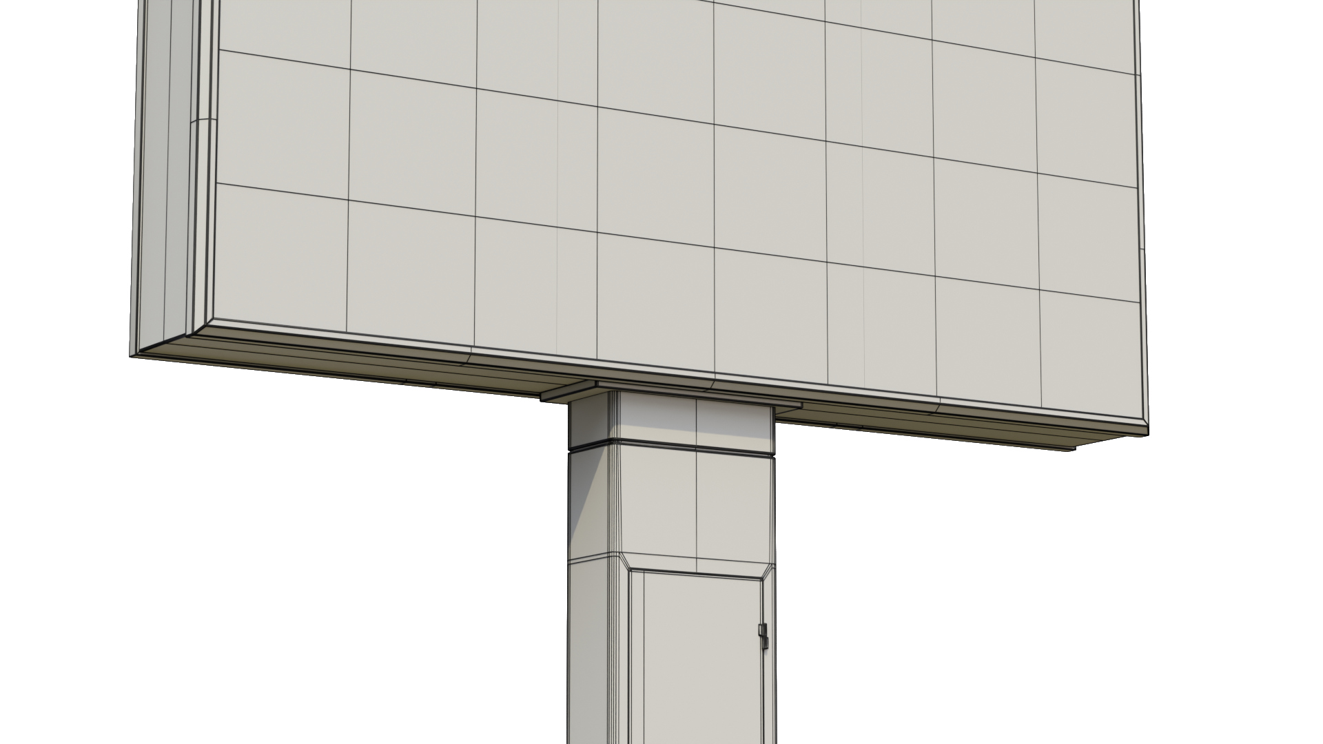 Digital Billboard - Advertising LED Display 3D Model