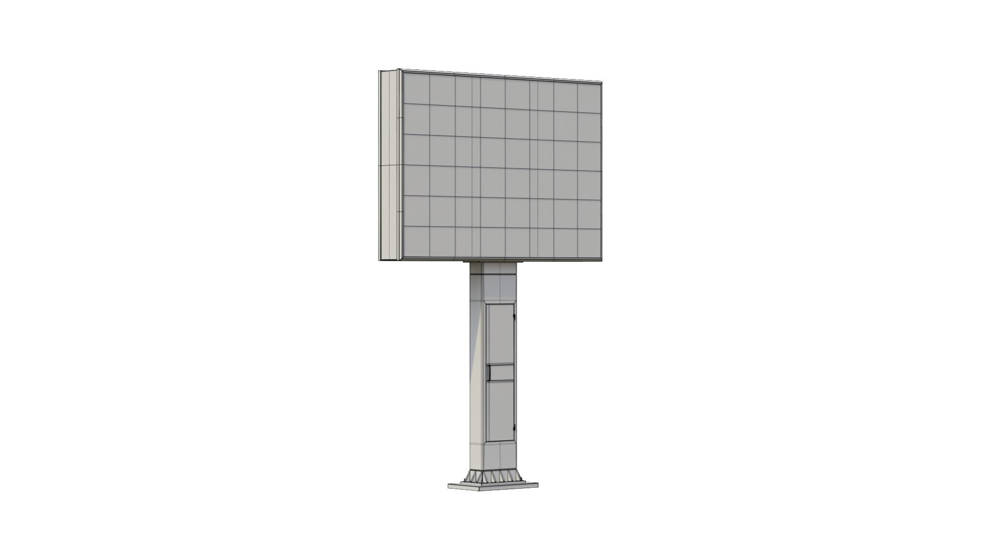Digital Billboard - Advertising LED Display 3D Model