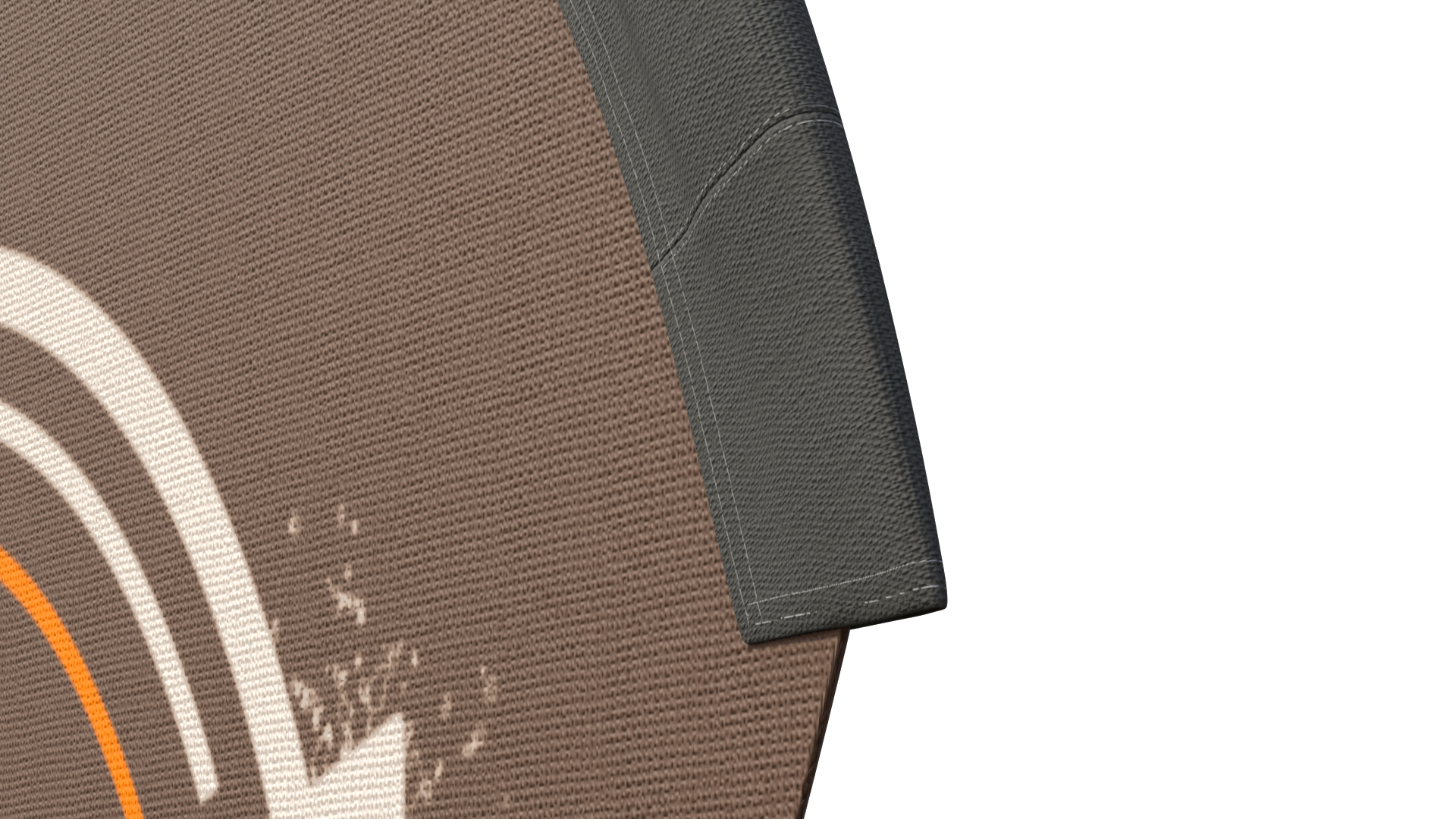 Feather Flag - Cafe Custom Banner 3D Model