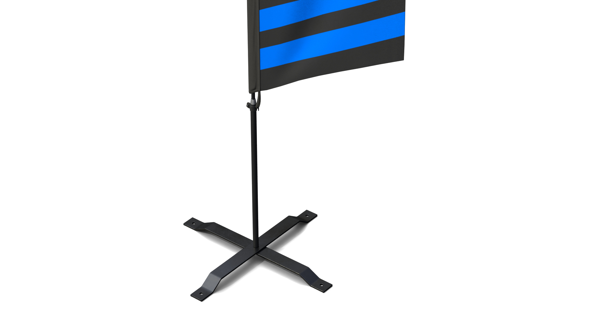 Feather Flag - Customizable Banner automotive Theme 3D Model