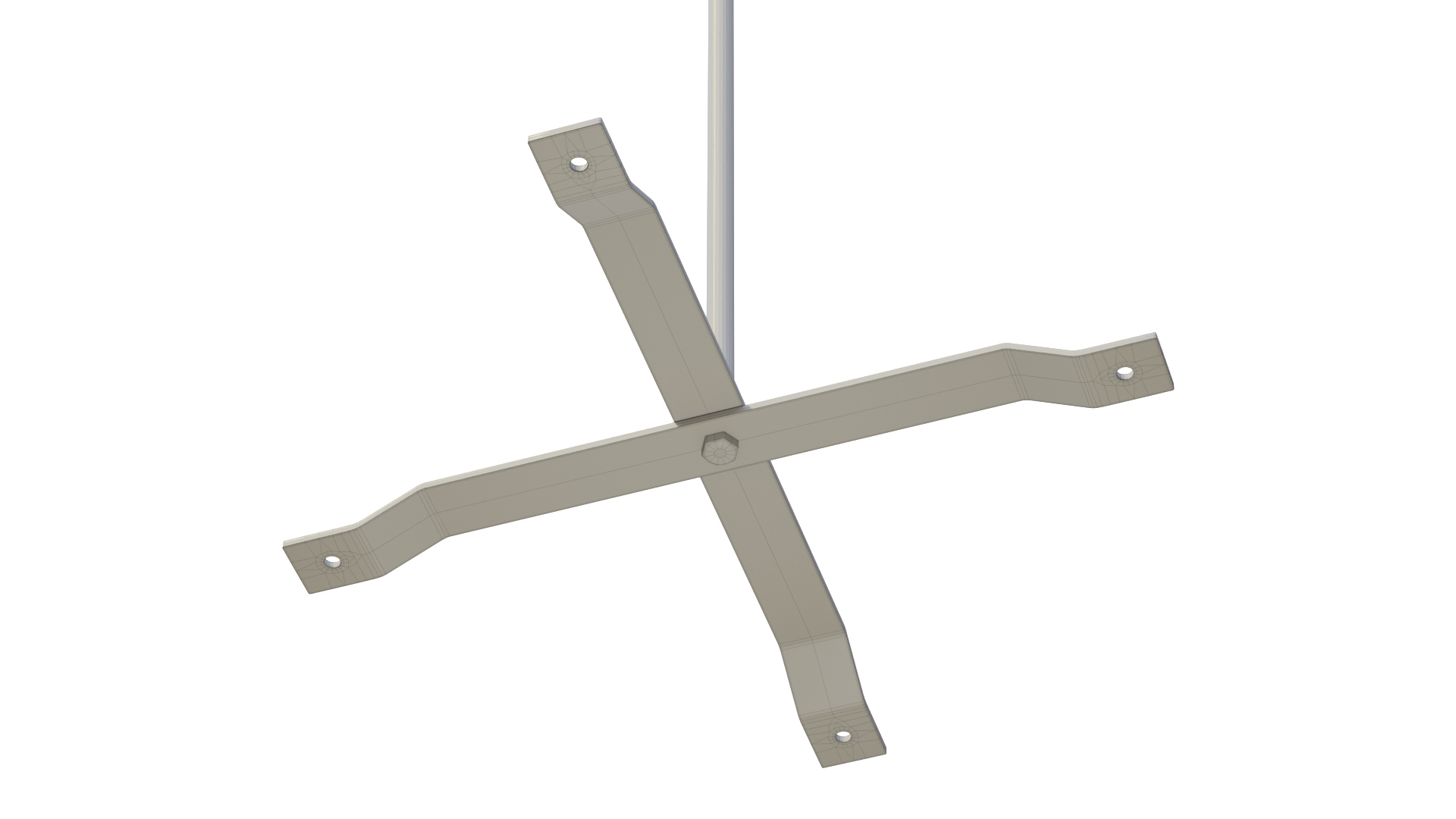Feather Flag - Customizable Banner Fitness Theme 3D Model