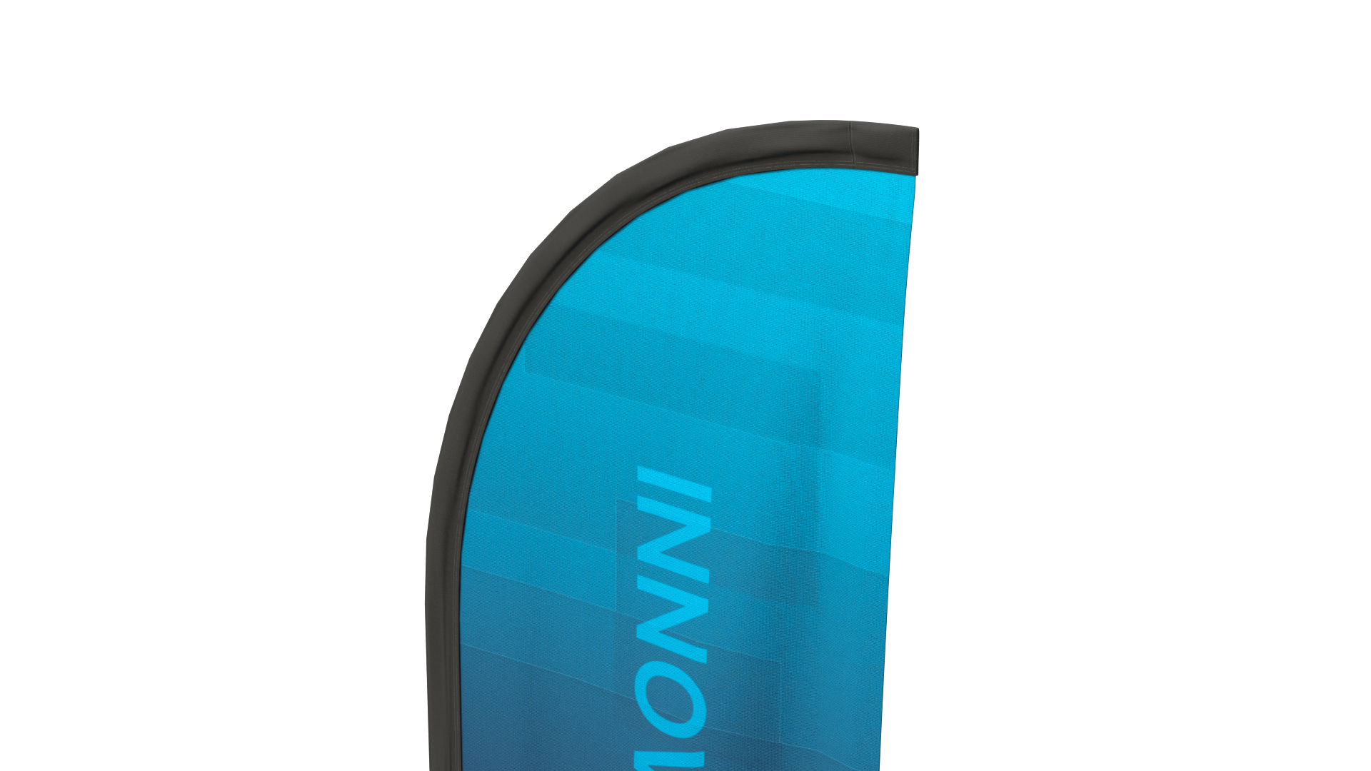 Feather Flag - Customizable Banner 3D Model