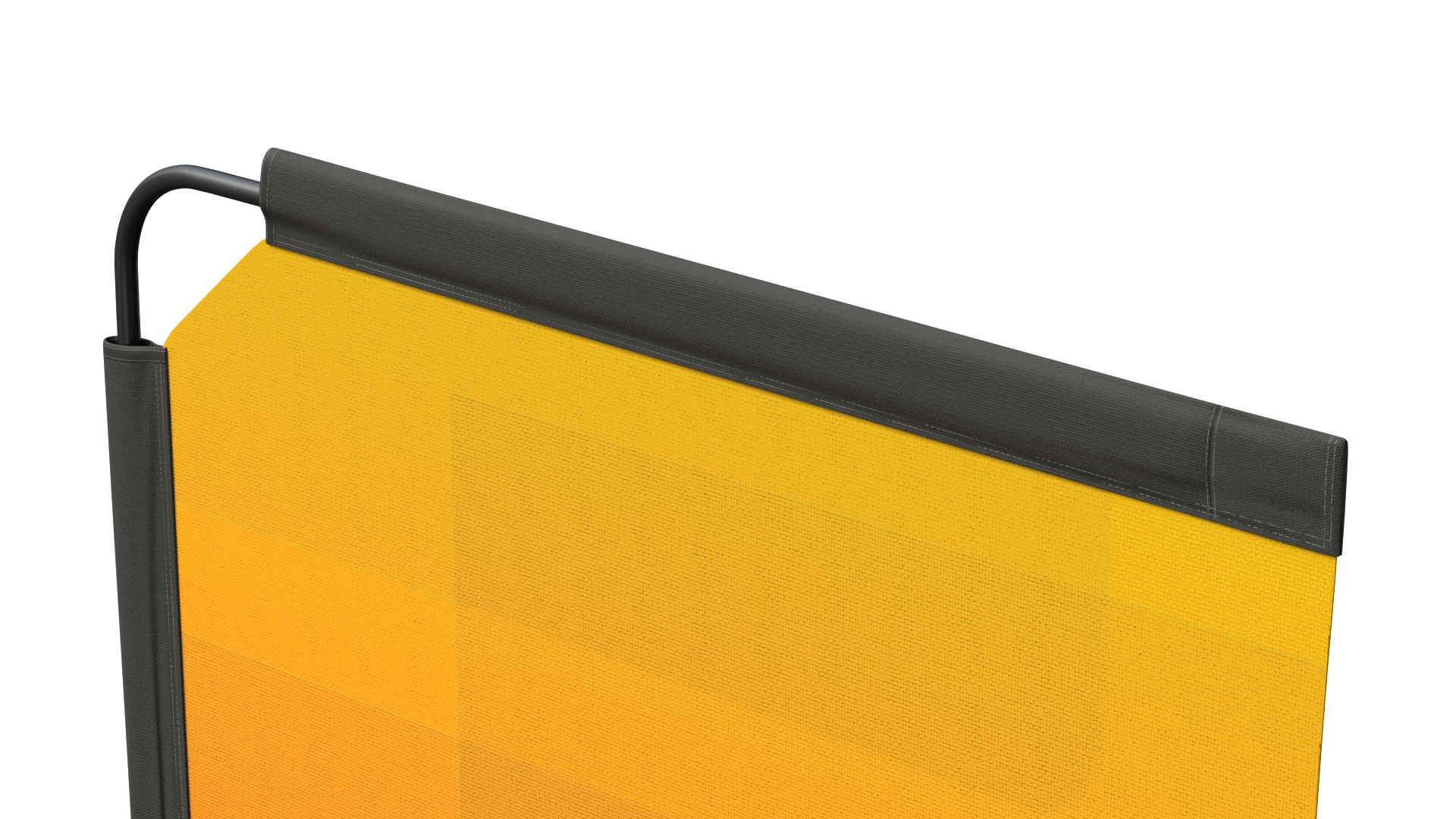 Feather Flag - Customizable Rectangle Banner 3D Model