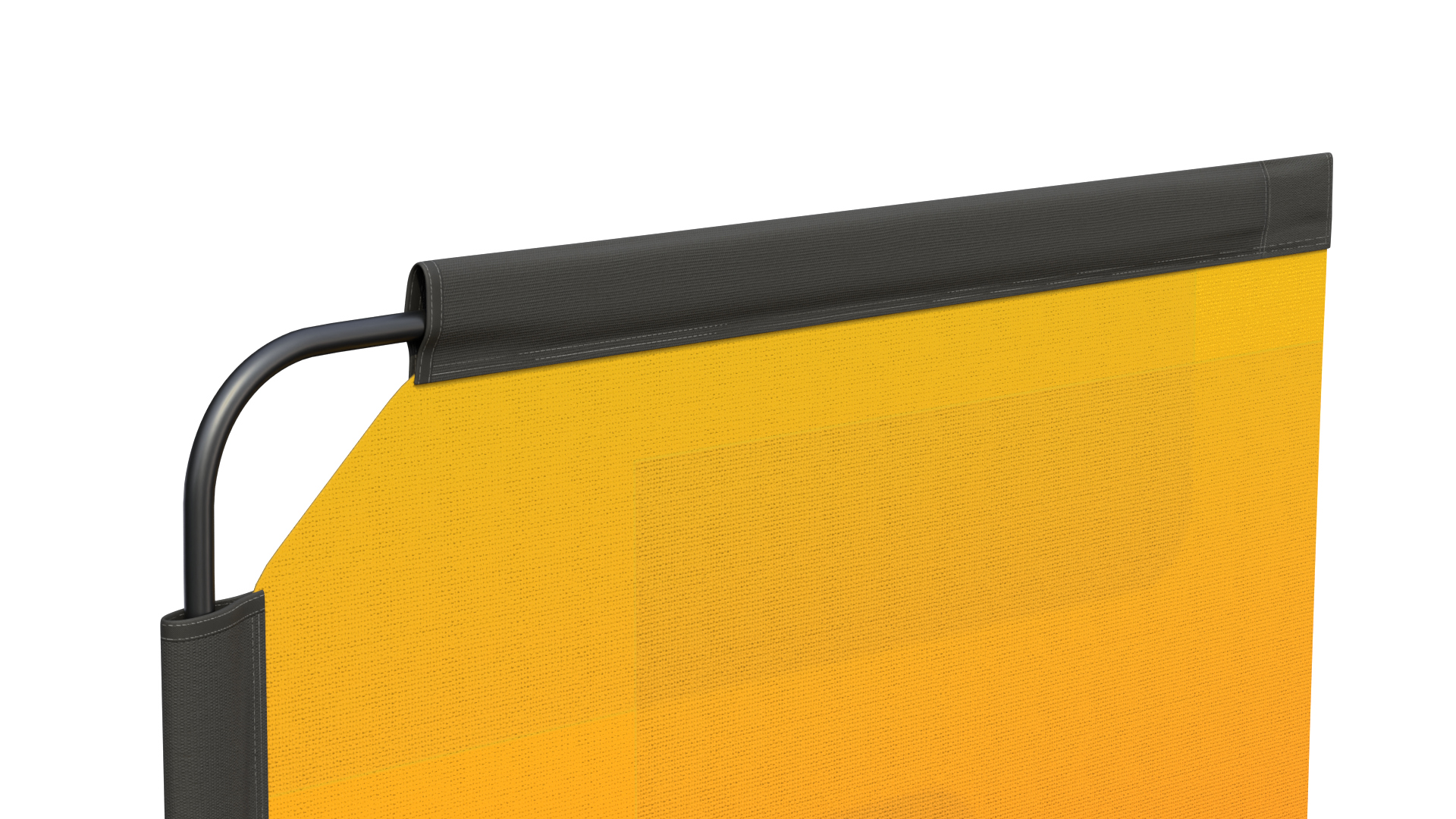 Feather Flag - Customizable Rectangle Banner 3D Model