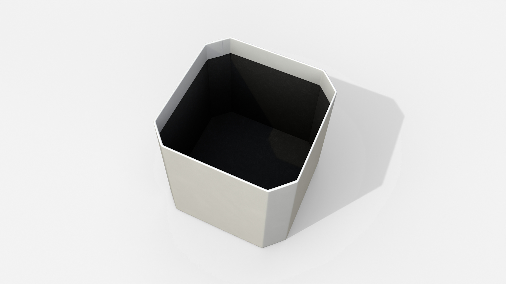 Gift Box - Beveled Edge with Tied Ribbon Rosette 3D Model