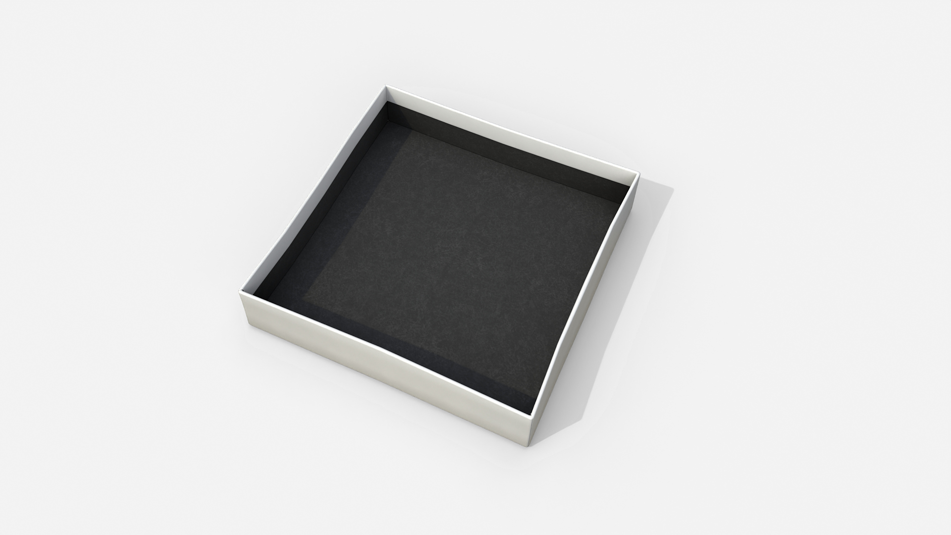 Gift Box - Flat Regular with Tied Ribbon Rosette 3D Model
