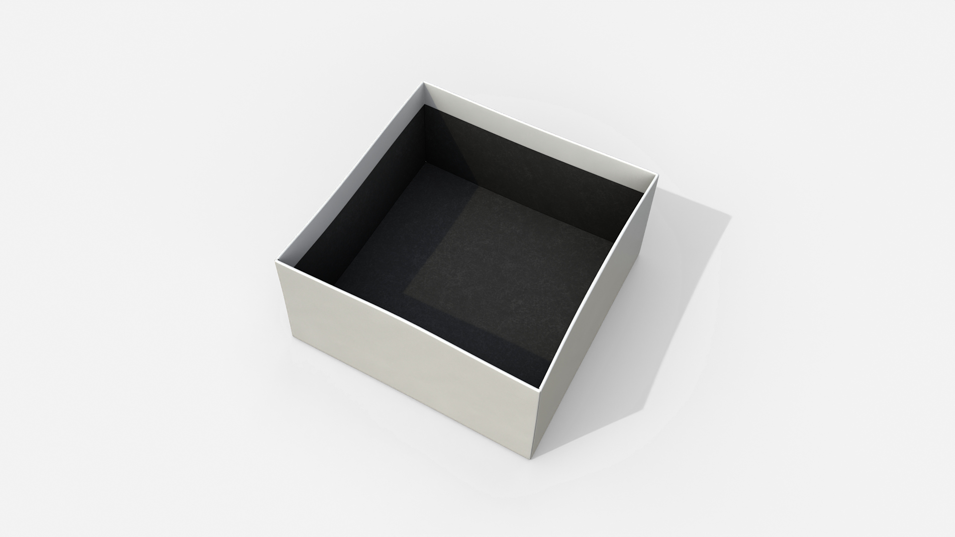 Gift Box - Low Regular with Tied Ribbon Rosette 3D Model