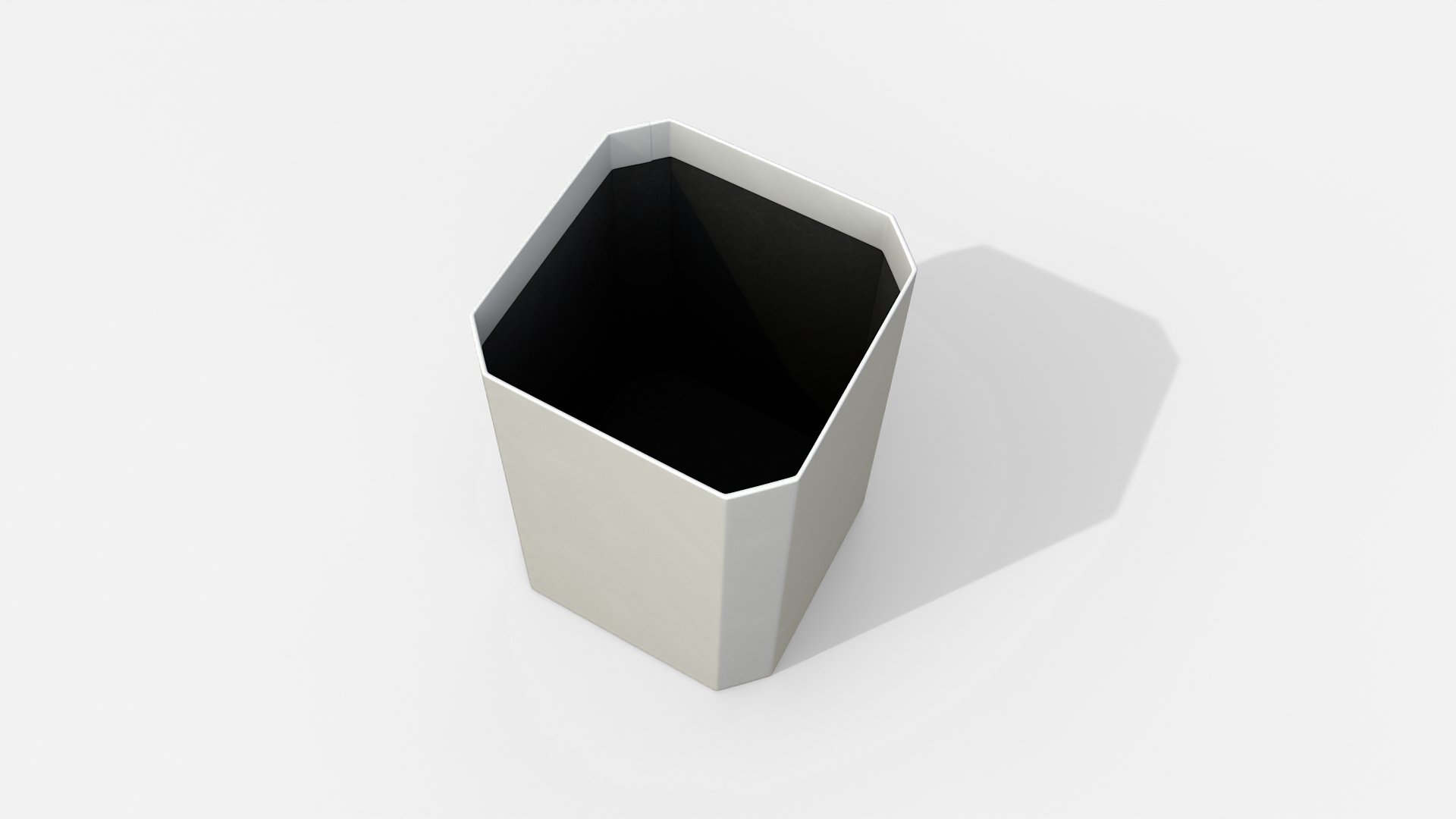 Gift Box - Tall Beveled Edge with Tied Ribbon Rosette 3D Model