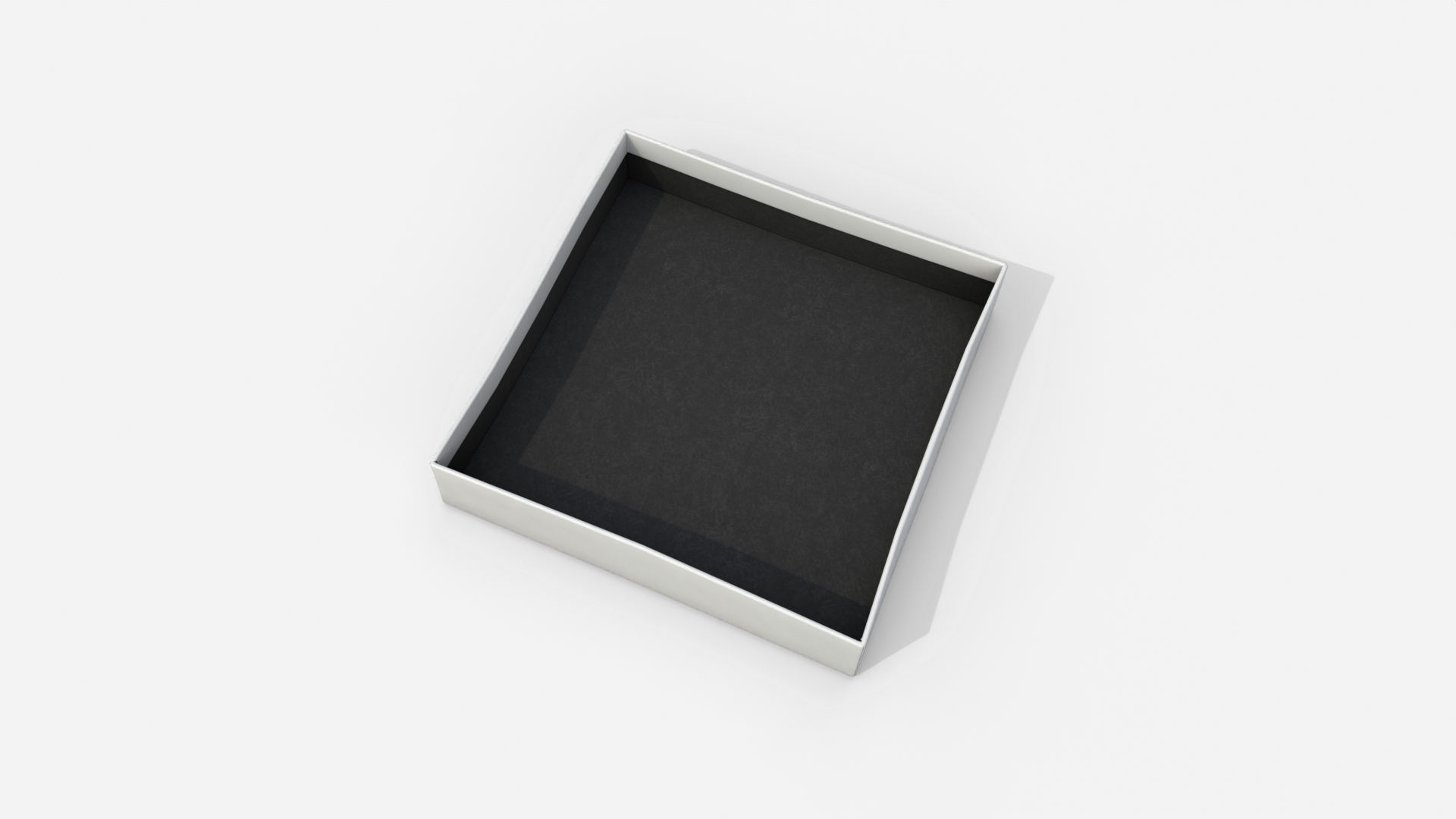 Rigid Box - Flat Regular with Lift-Off Lid 3D Model