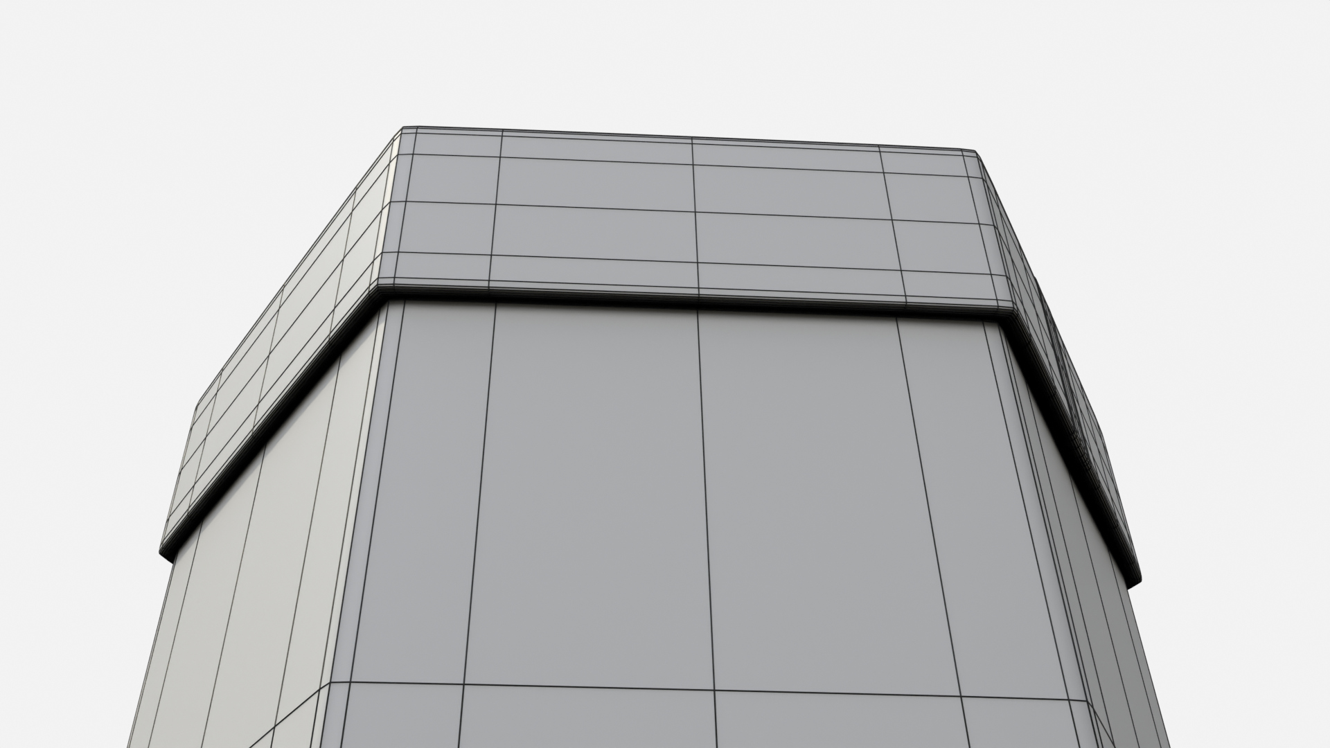 Rigid Box - Hexagon with Lift-off Lid 3D Model