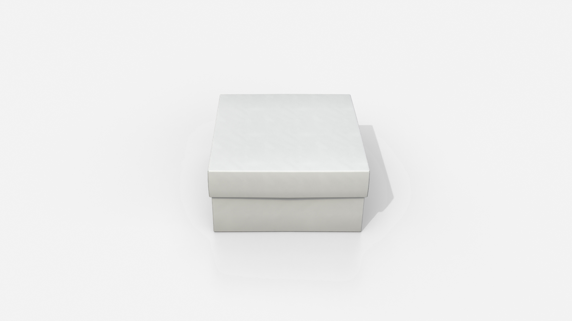 Rigid Box - Low Regular with Lift-Off Lid 3D Model