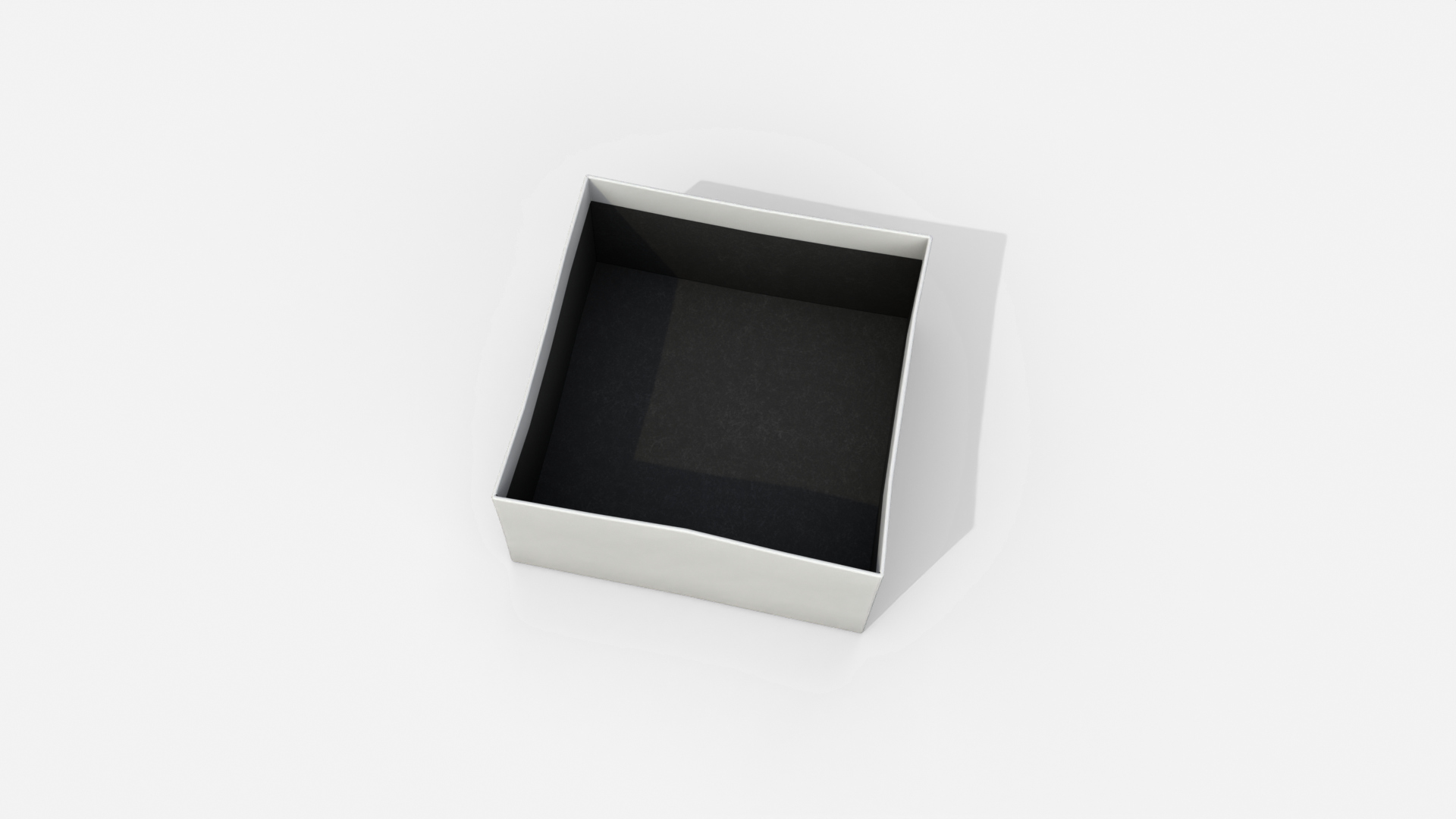 Rigid Box - Low Regular with Lift-Off Lid 3D Model