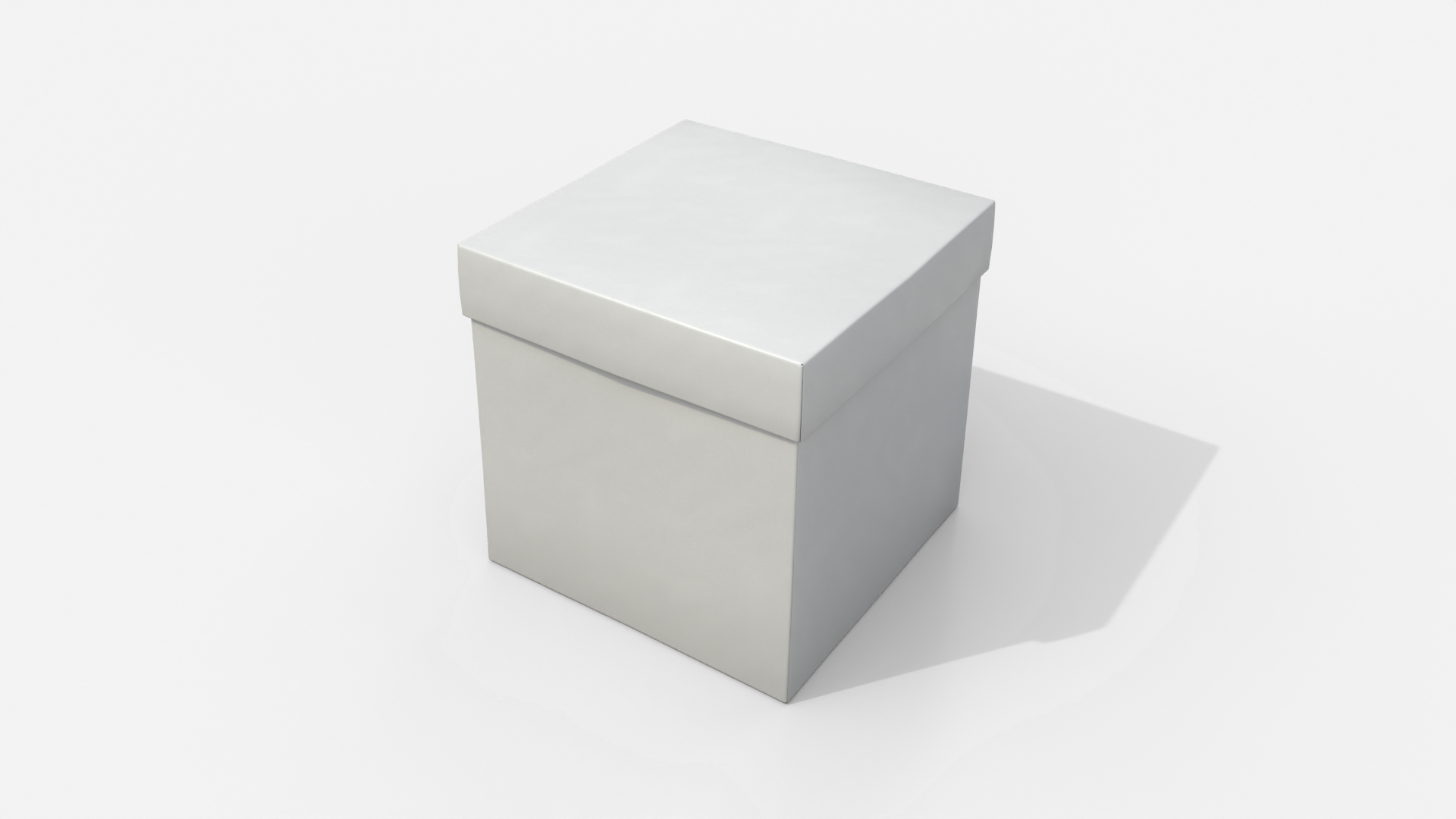 Rigid Box - Regular with Lift-Off Lid 3D Model