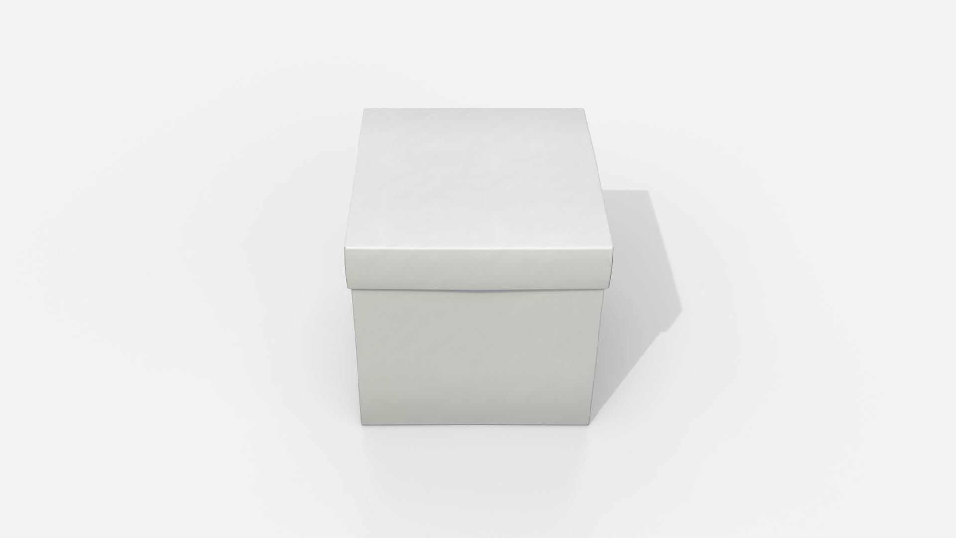 Rigid Box - Regular with Lift-Off Lid 3D Model