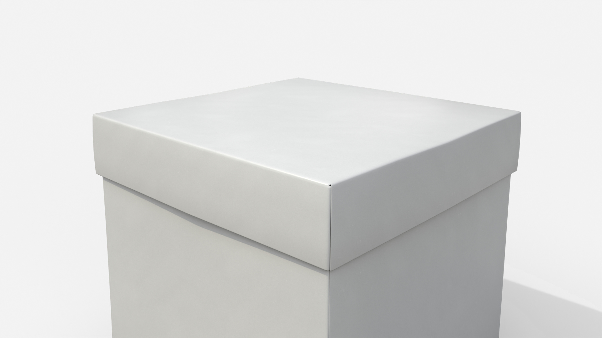 Rigid Box - Regular with Lift-Off Lid 3D Model