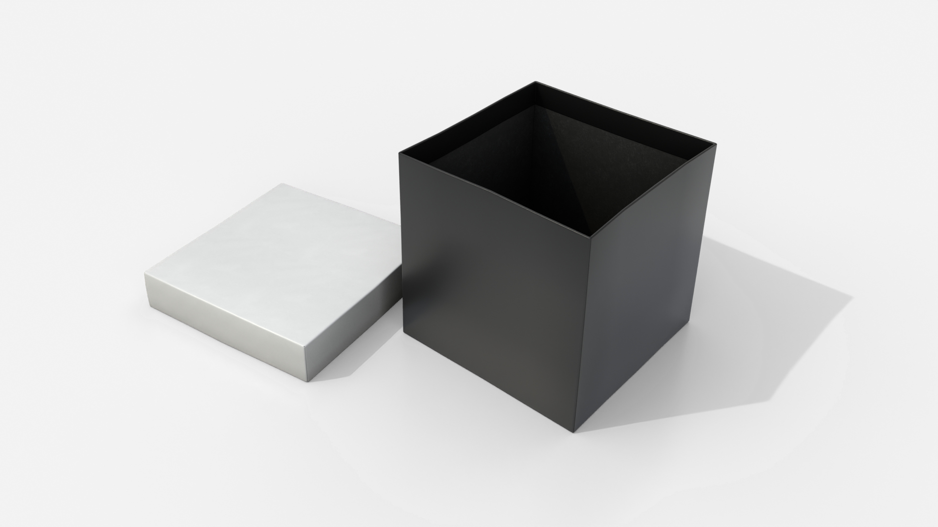 Rigid Box - Regular with Lift-Off Lid 3D Model