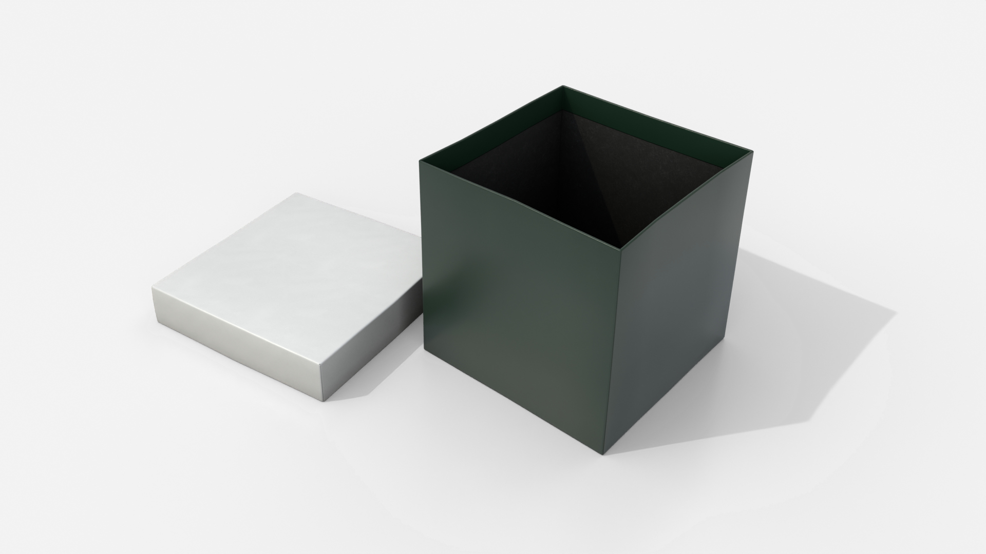 Rigid Box - Regular with Lift-Off Lid 3D Model