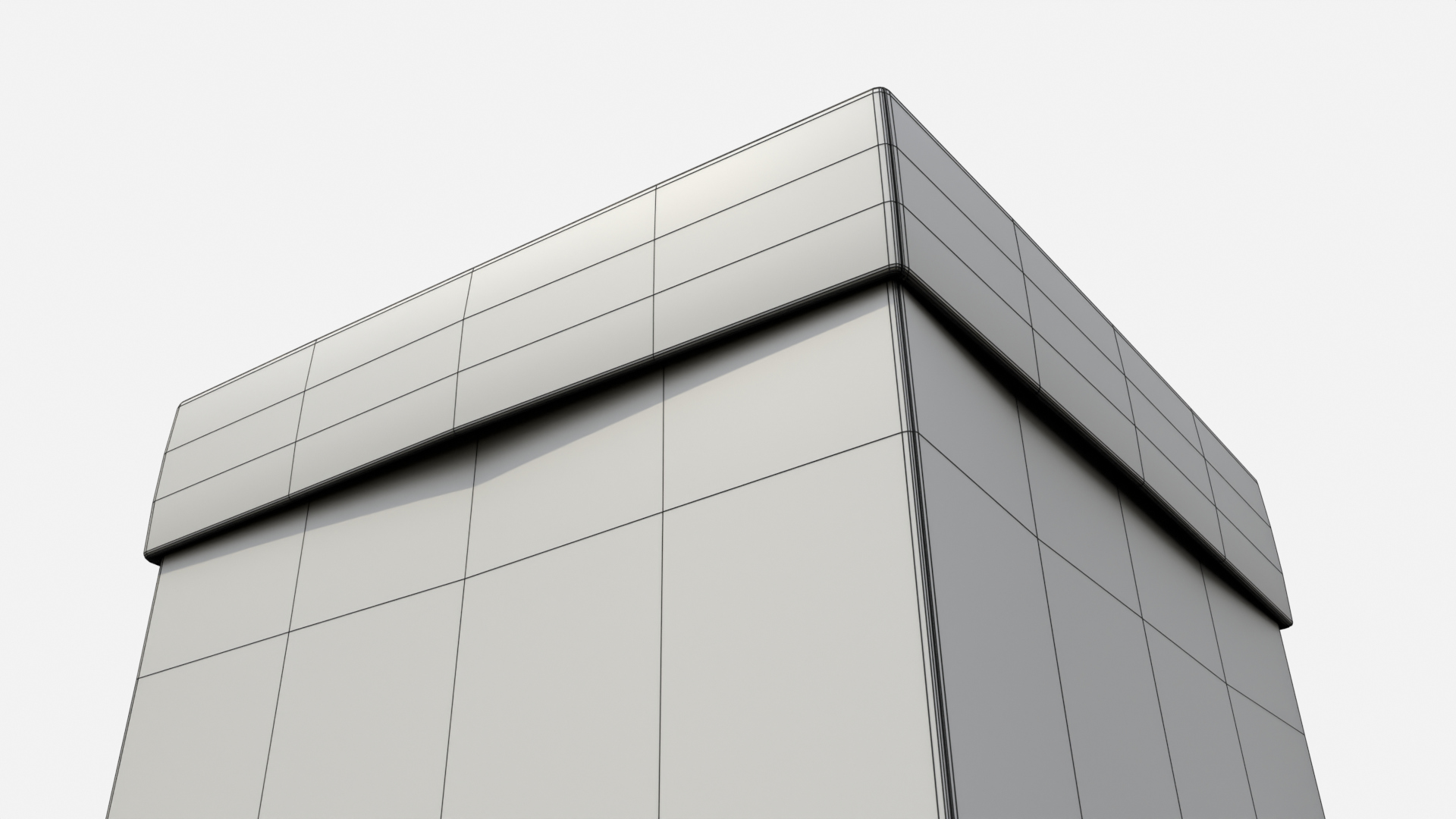 Rigid Box - Regular with Lift-Off Lid 3D Model