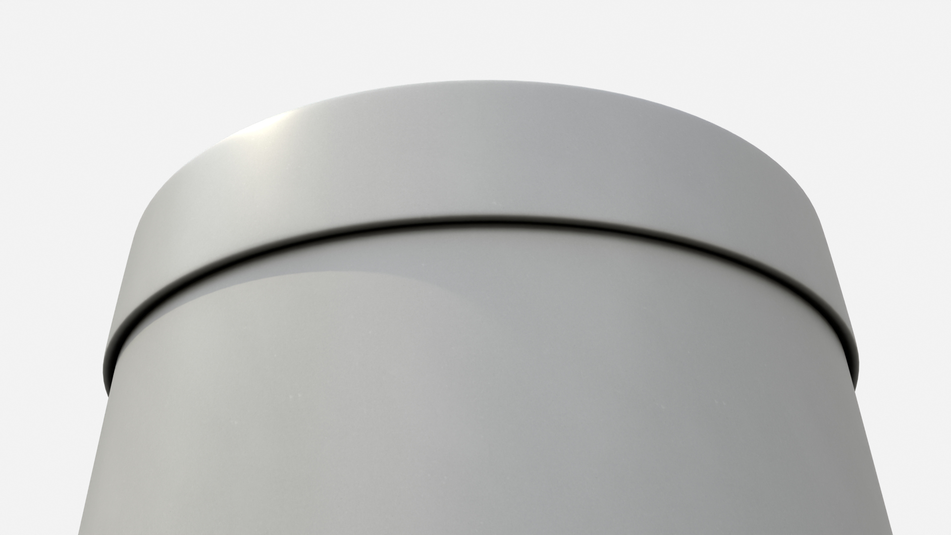 Rigid Box - Round with Lift-off Lid 3D Model