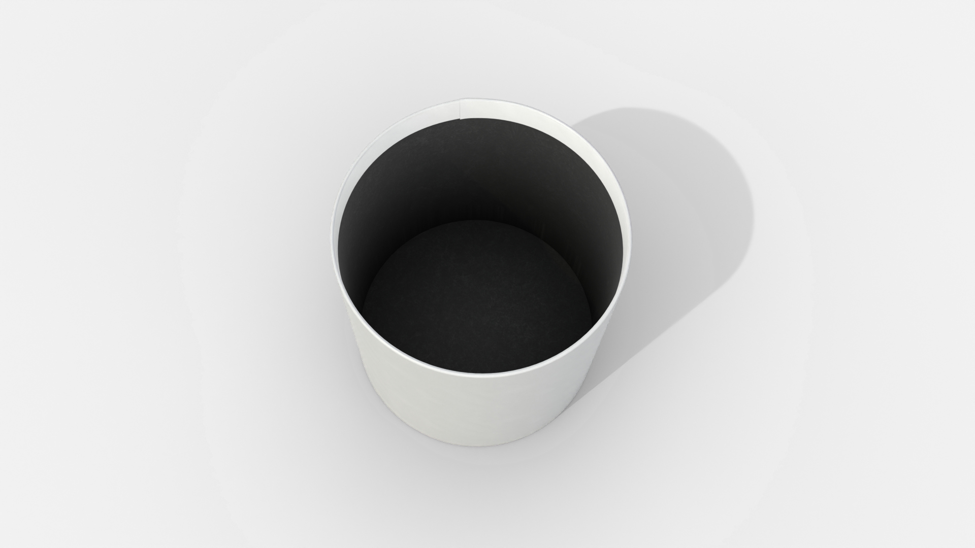Rigid Box - Round with Lift-off Lid 3D Model