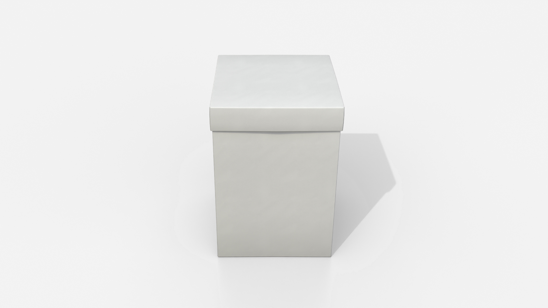 Rigid Box - Tall Regular with Lift-Off Lid 3D Model