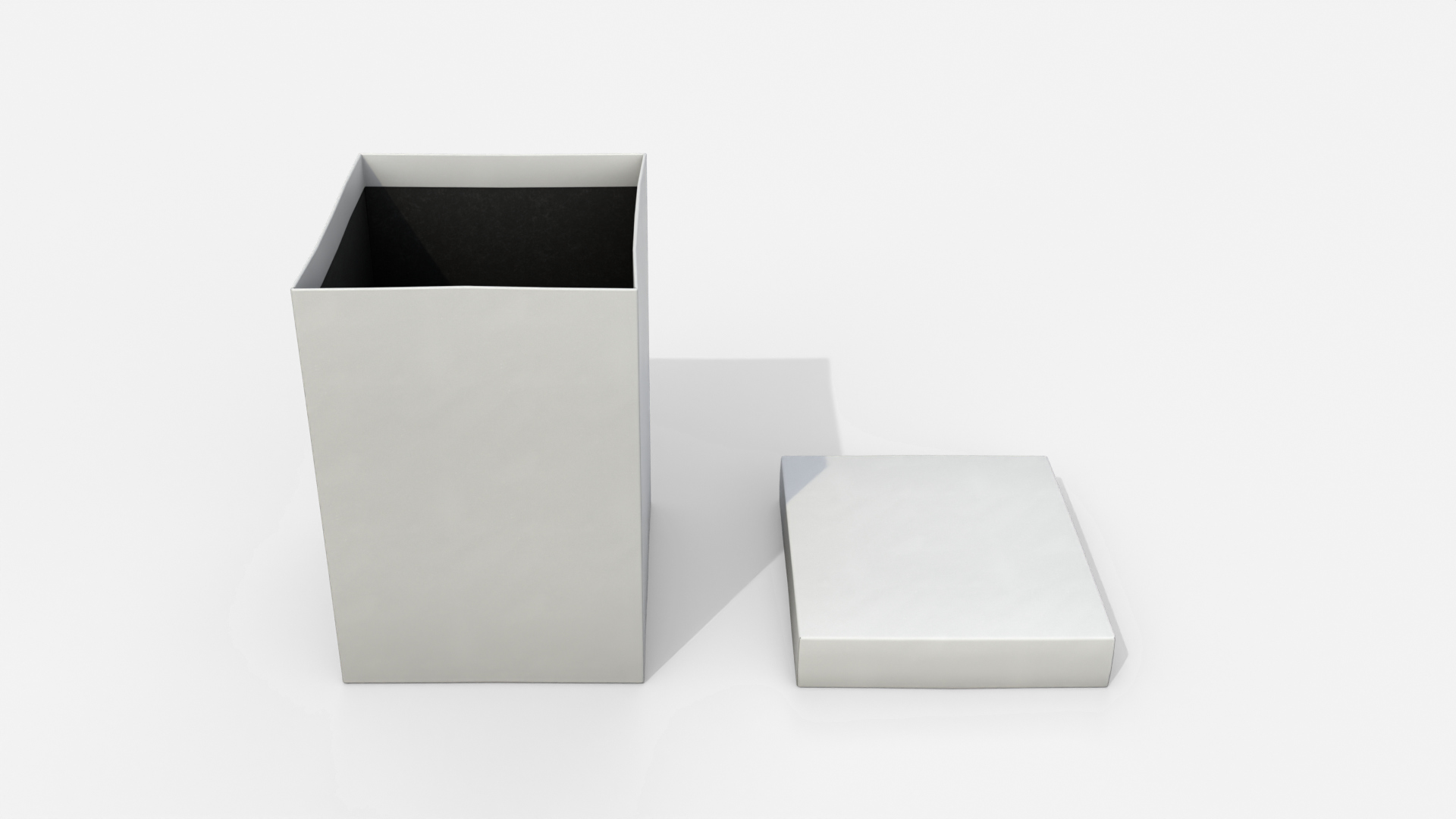 Rigid Box - Tall Regular with Lift-Off Lid 3D Model