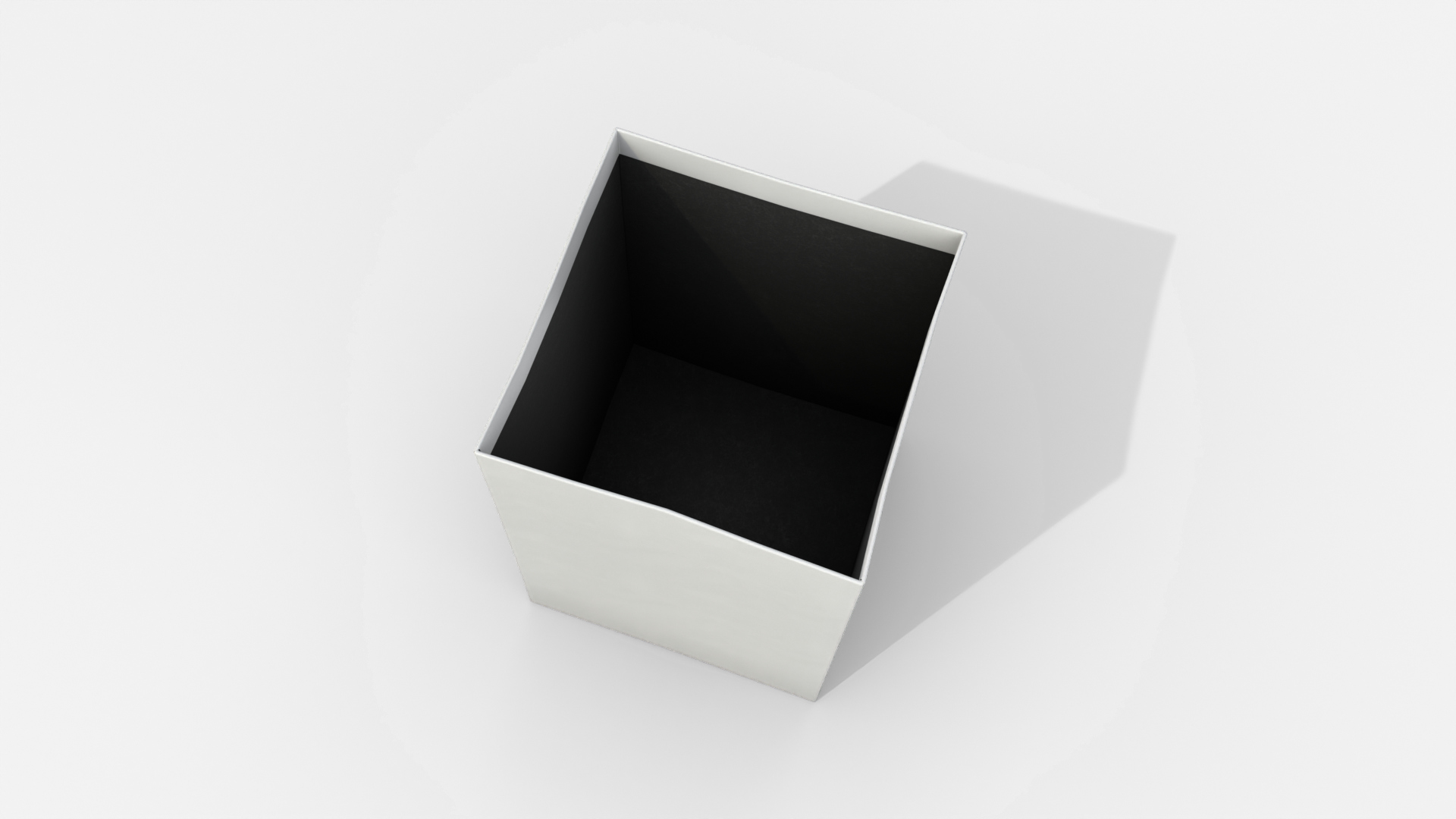 Rigid Box - Tall Regular with Lift-Off Lid 3D Model