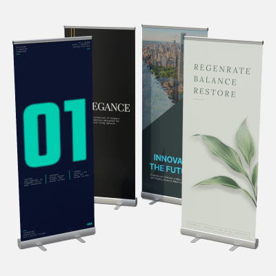 Roll-Up Banners Pre-Designed Set