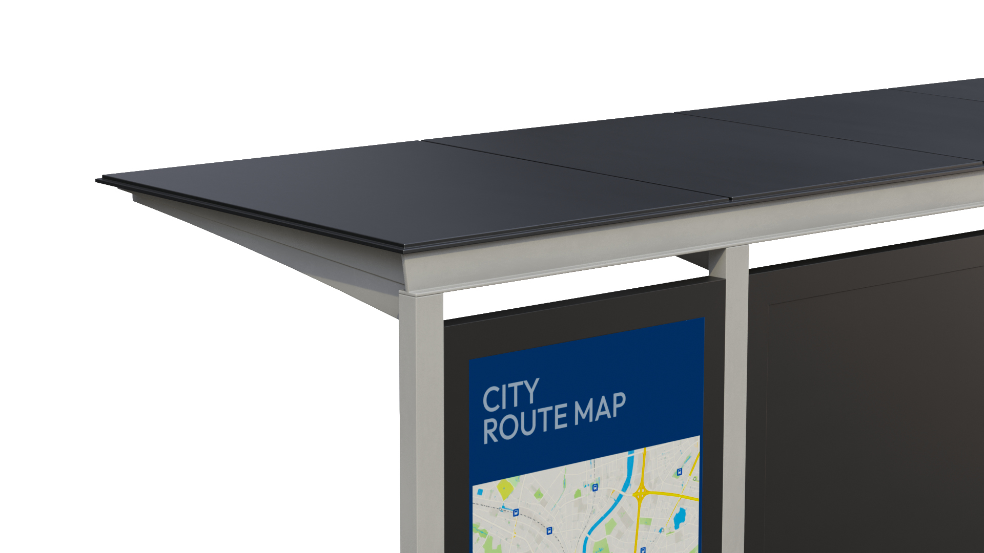 Transit Shelter - Smart Modular Display 3D Model