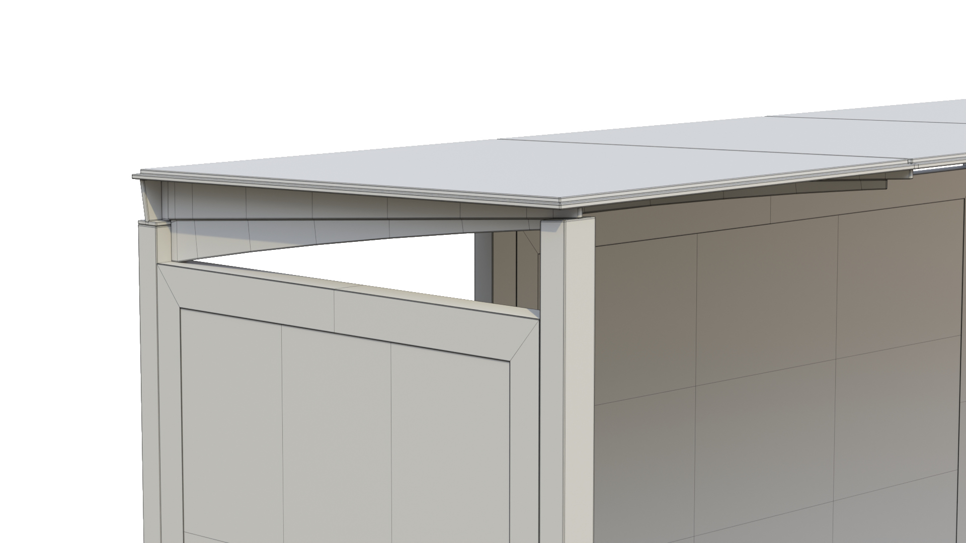 Transit Shelter - Smart Modular Display 3D Model