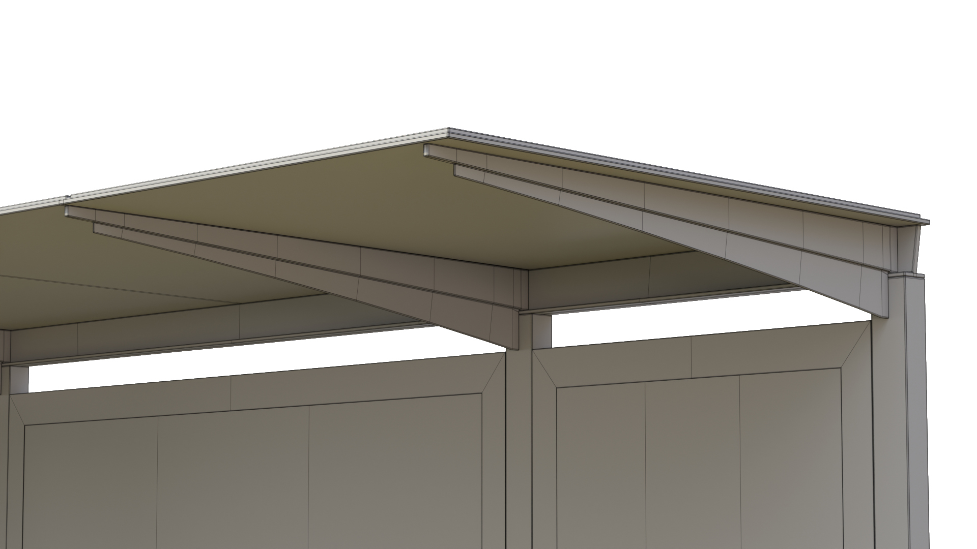 Transit Shelter - Smart Modular Display 3D Model