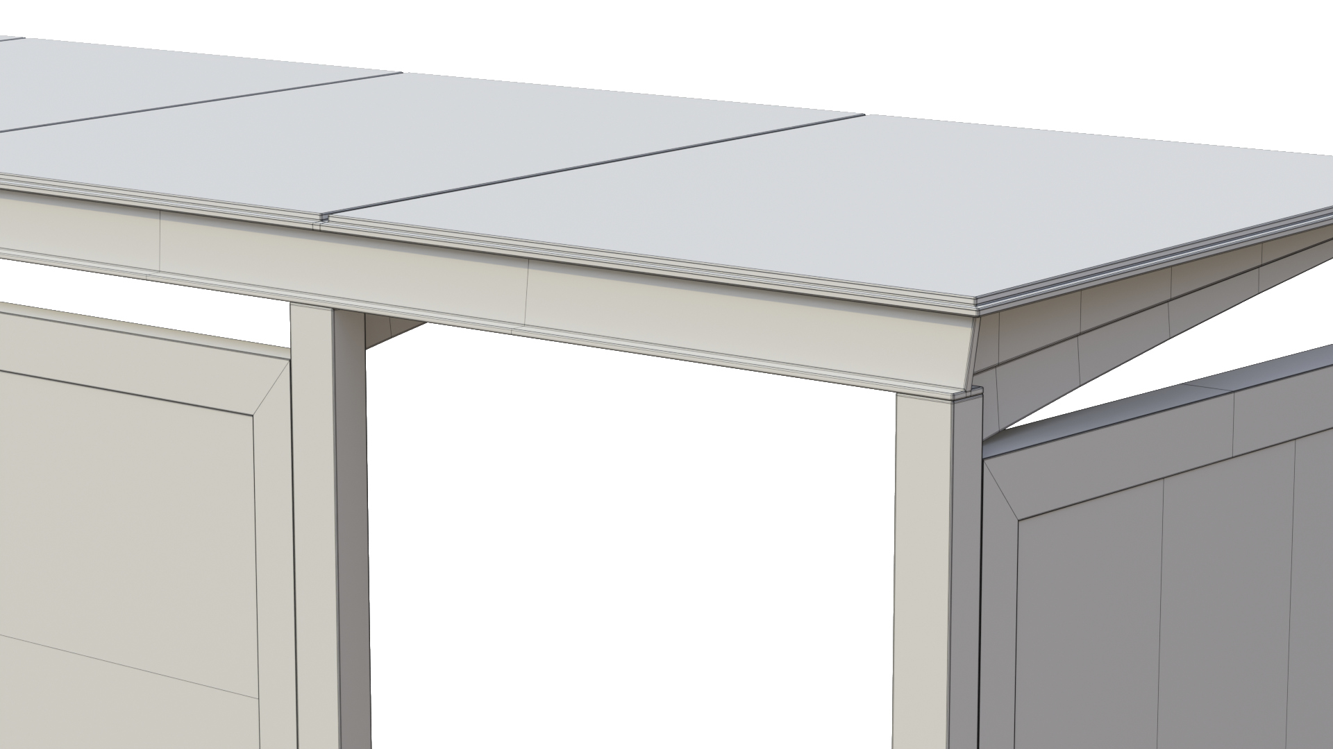 Transit Shelter - Smart Modular Display 3D Model