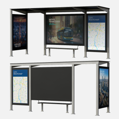 Transit Shelter - Smart Modular Display