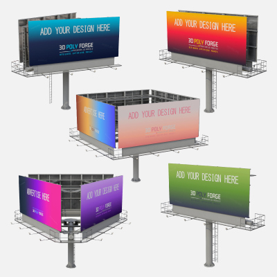 Unipole Bulletin Billboards Ultimate Designer Pack
