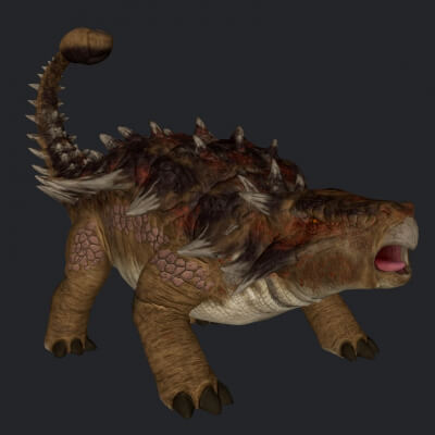 Ankylosaurus Dino 3D Print Model