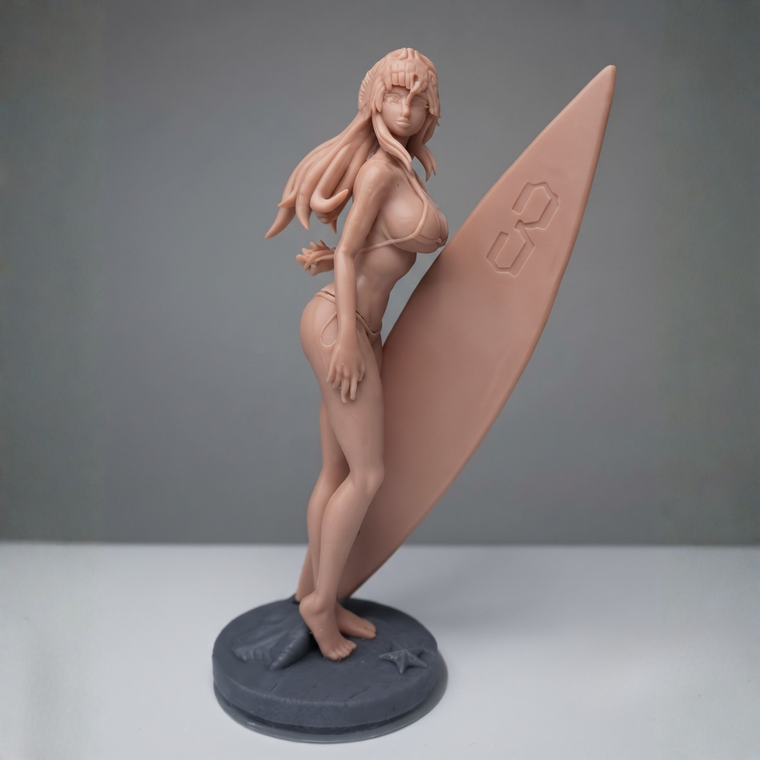 Bleach Nelliel Surfer Girls 3D Print Model 3D Model