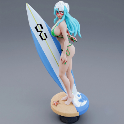 Bleach Nelliel Surfer Girls 3D Print Model