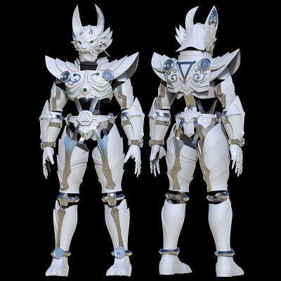 Garo Mask Full Body Armor Suit STL 3D Print Files