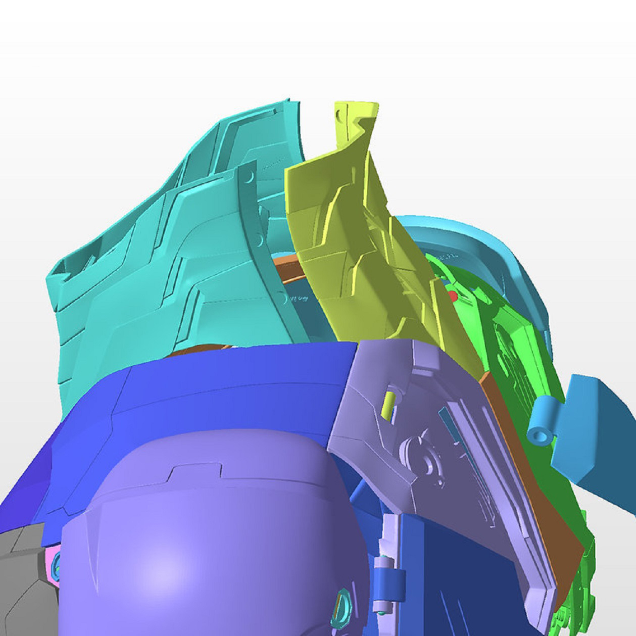 Iron Man Mark XLVI XLVII Armor MK 46 47 3D Print Model 3D Model