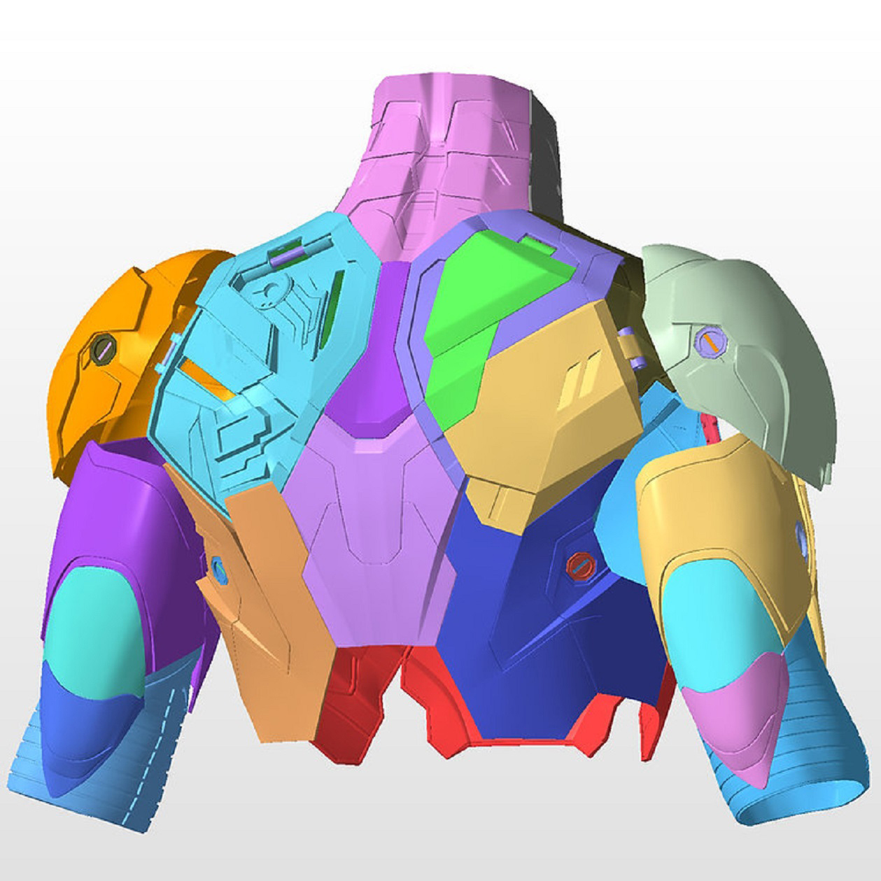 Iron Man Mark XLVI XLVII Armor MK 46 47 3D Print Model 3D Model