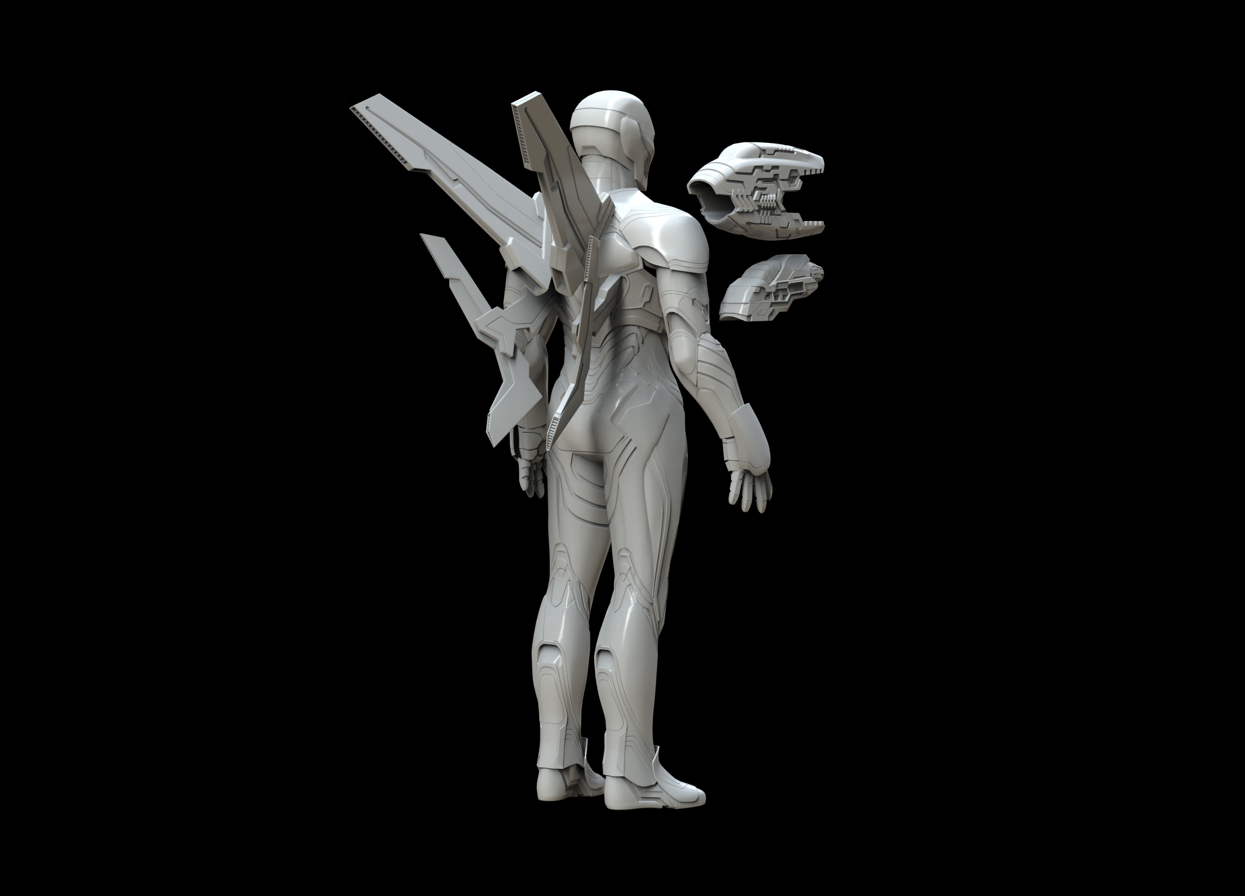 Iron Man MK 50 Full Body Armor Suit 3D Print Model 3D Model