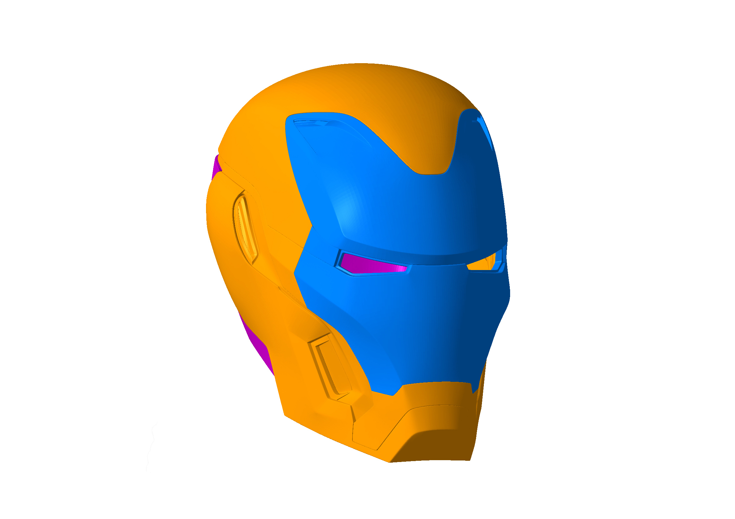Iron Man MK 50 Full Body Armor Suit 3D Print Model 3D Model