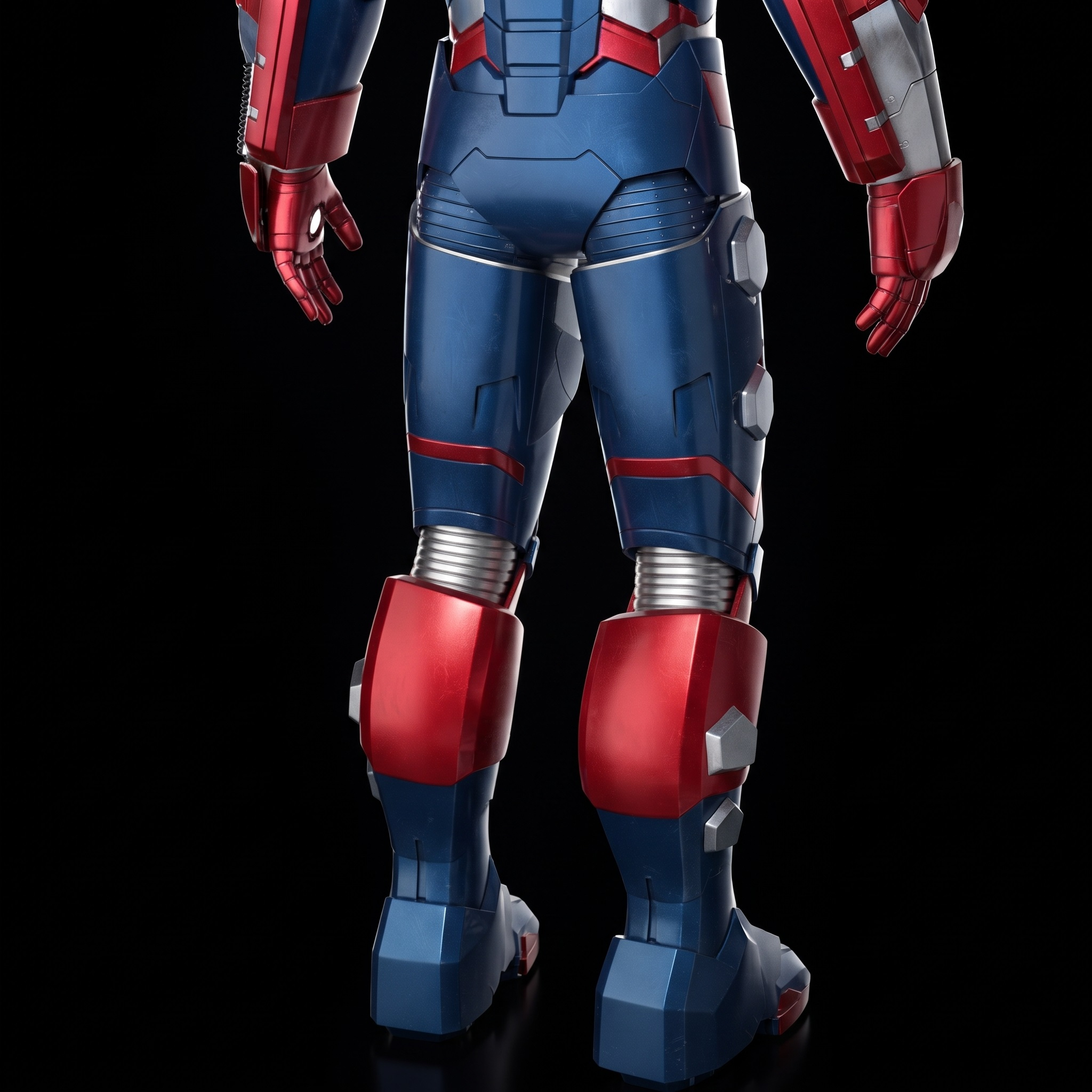Iron Man Patriot Armor Suit From Iron Man 3 3D Print Model 3D Model