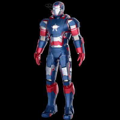 Iron Man Patriot Armor Suit From Iron Man 3 3D Print Model