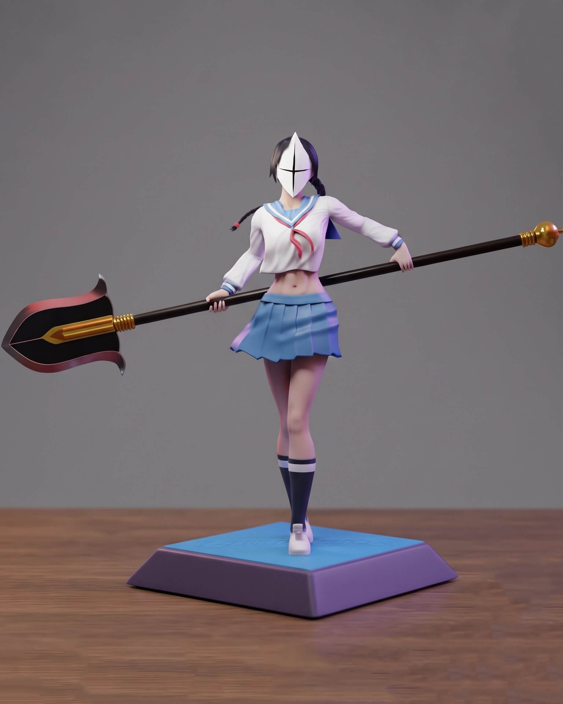 Lisa Yadomaru Sculpture 3D Print Model 3D Model