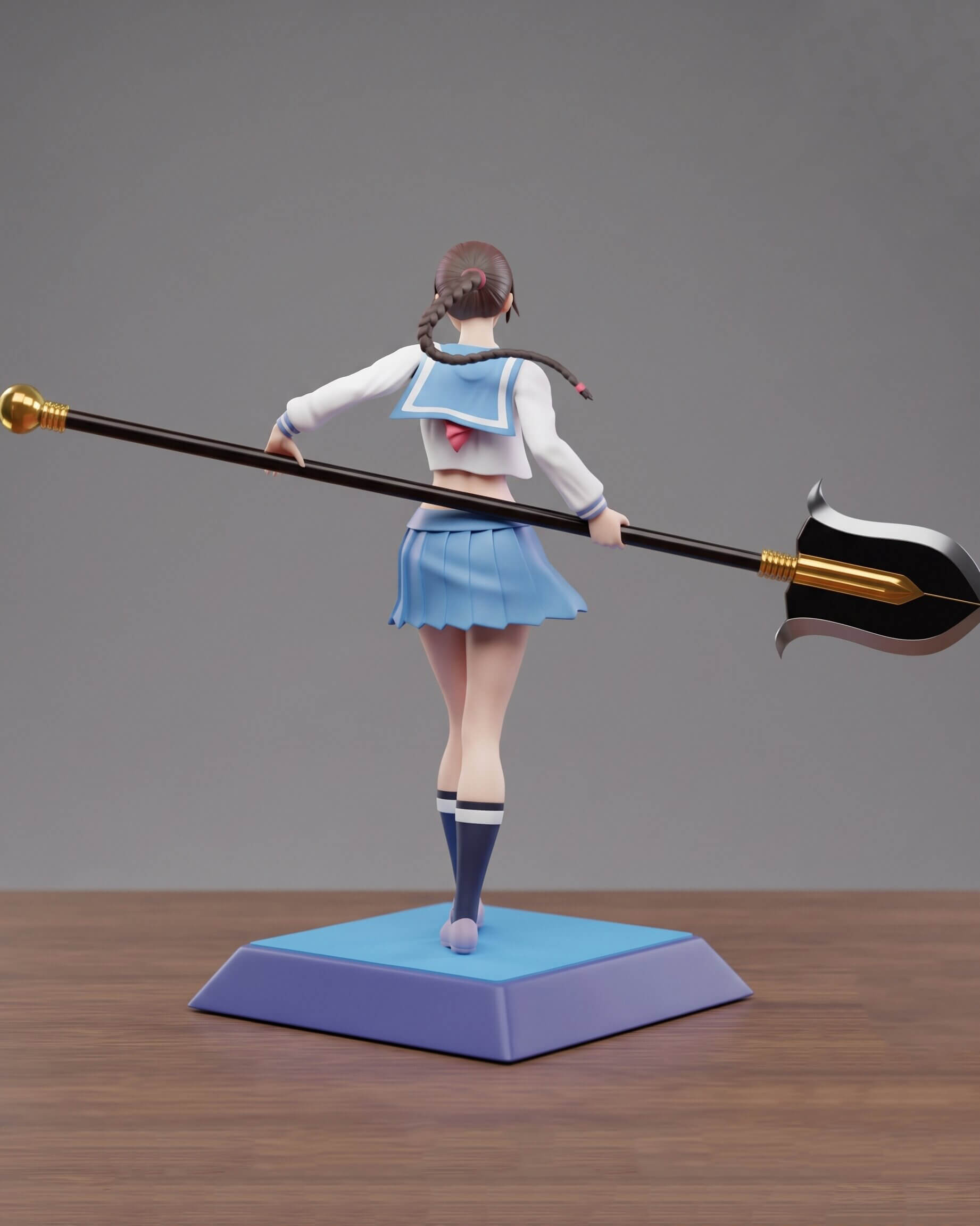 Lisa Yadomaru Sculpture 3D Print Model 3D Model
