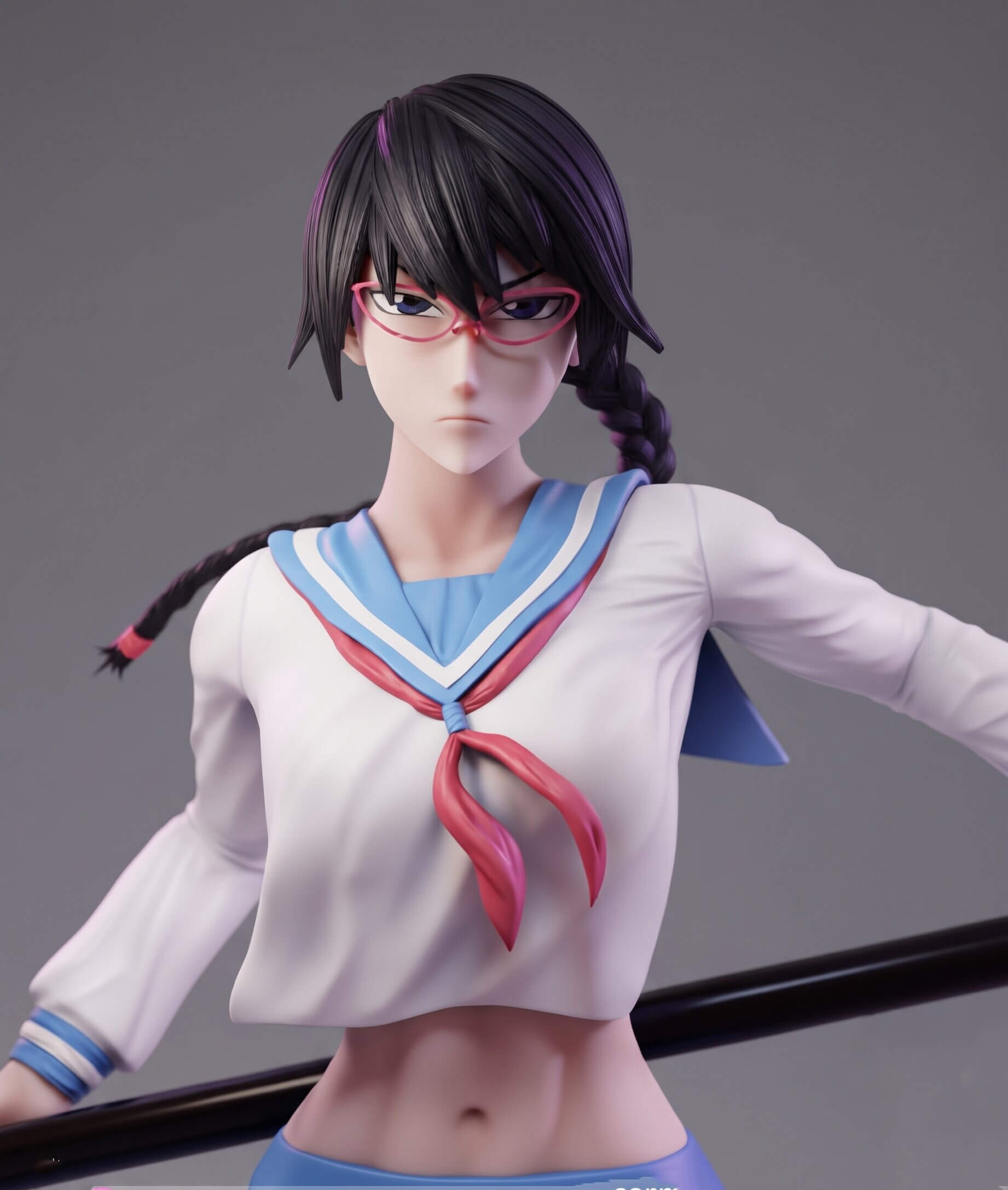 Lisa Yadomaru Sculpture 3D Print Model 3D Model