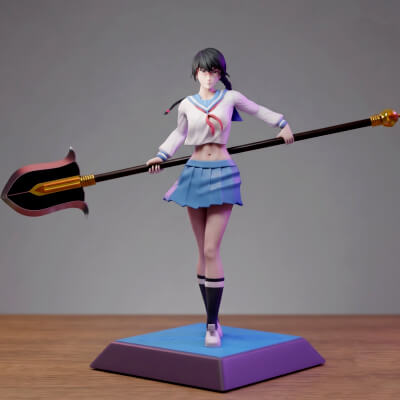 Lisa Yadomaru Sculpture 3D Print Model