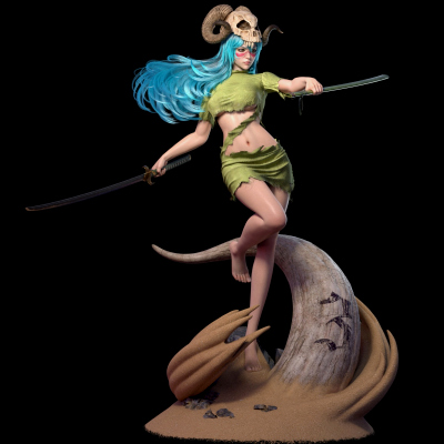 Nelliel Bleach Figure 3D Print Model
